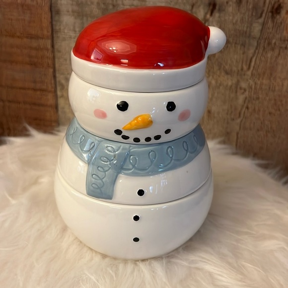 The Bakehouse Ciroa Ceramic Snowman - Picture 1 of 9